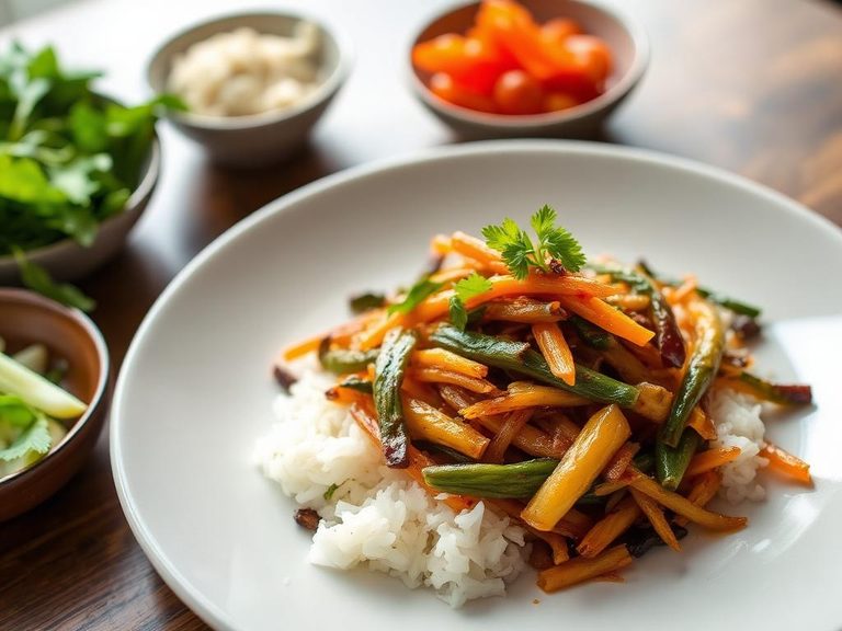 Stir-fried bayam