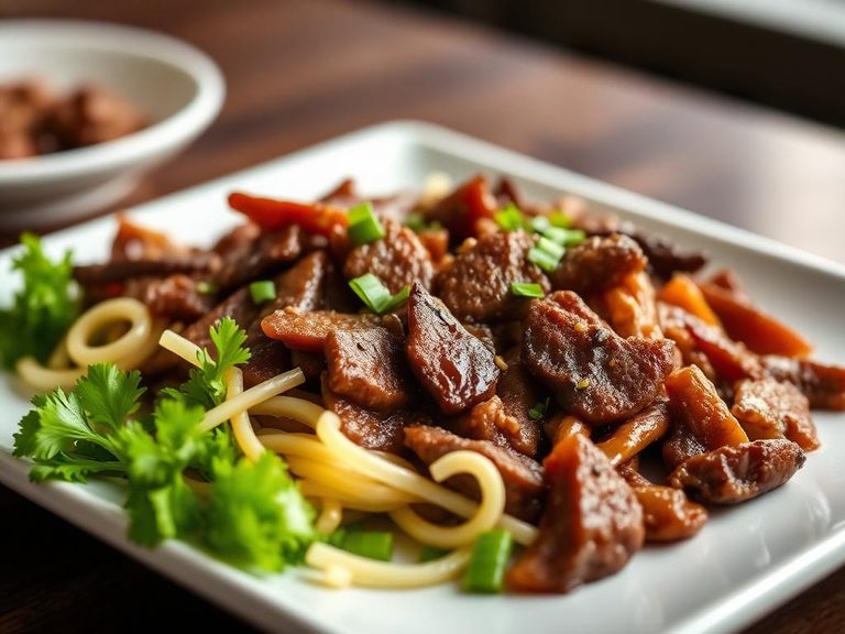 Stir-fried Beef Strips