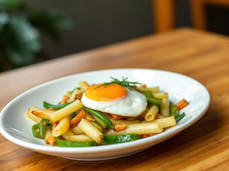 Stir-fried Bitter Gourd with Egg