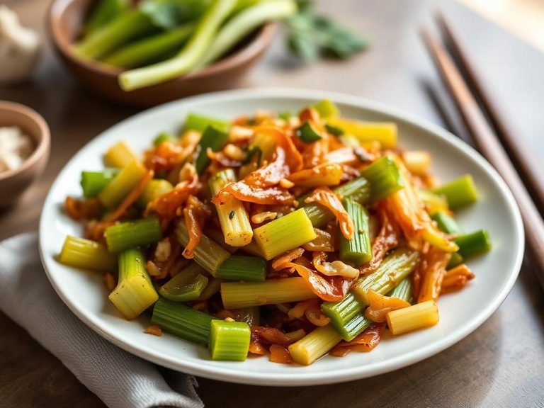 Stir-fried Celery with Garlic