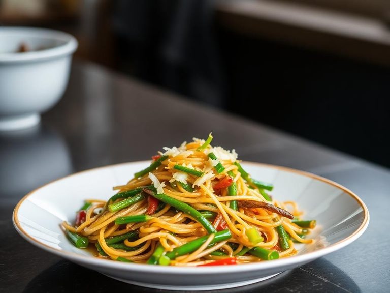 Stir-fried Chrysanthemum with Garlic