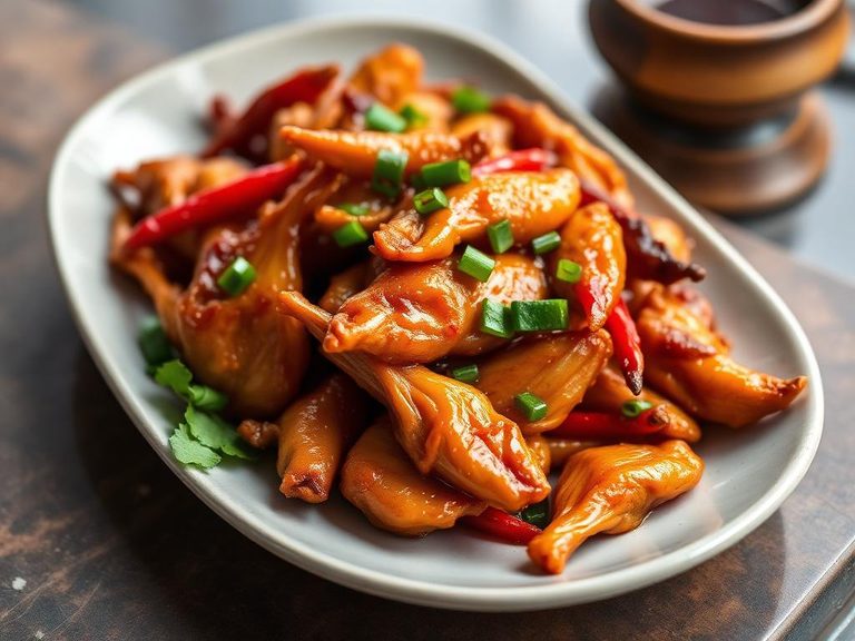 Stir-Fried Gizzards with Chili