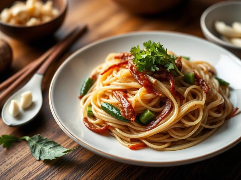 Stir-fried Glass Noodles with Wood Ear
