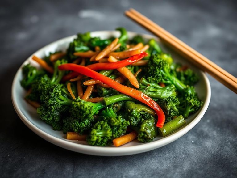 Stir-Fried Greens (like Chinese Broccoli)