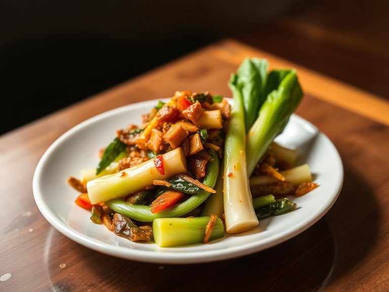 Stir-Fried Pak Choi with Ginger