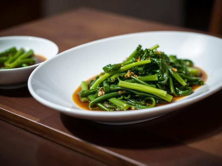 Stir-fried Rapini with Oyster Sauce