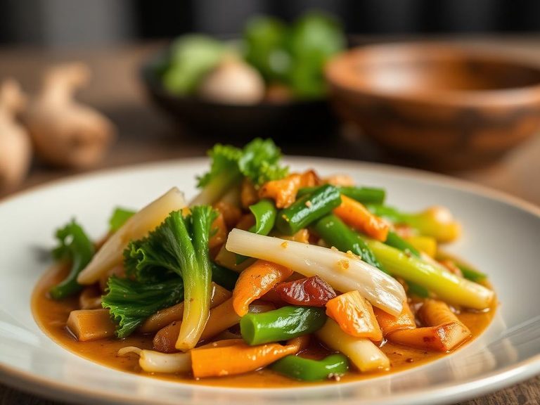 Stir-fried Savoy with Garlic