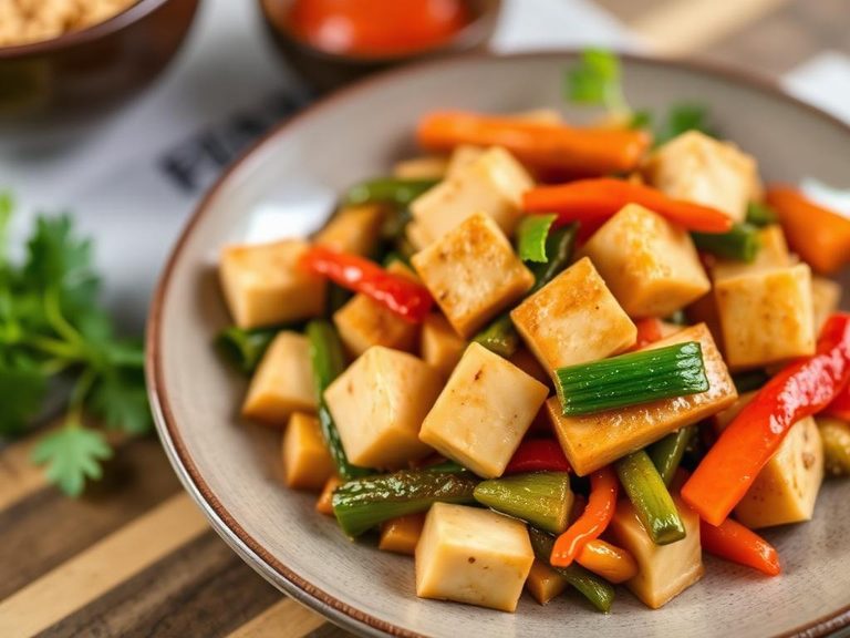 Stir-fried Tofu with Vegetables