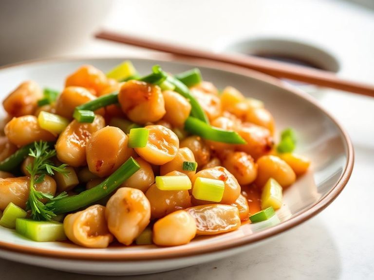 Stir-fried Water Chestnuts with Chinese Celery