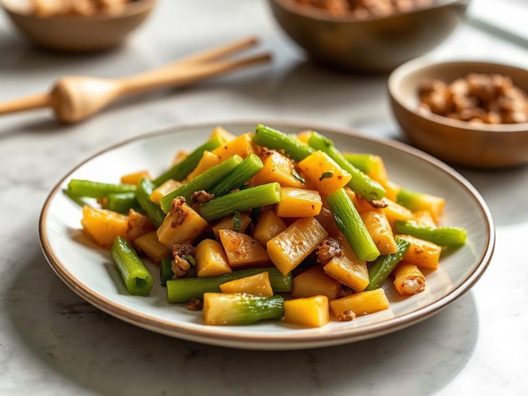 Stir-fried Waxgourd with Garlic