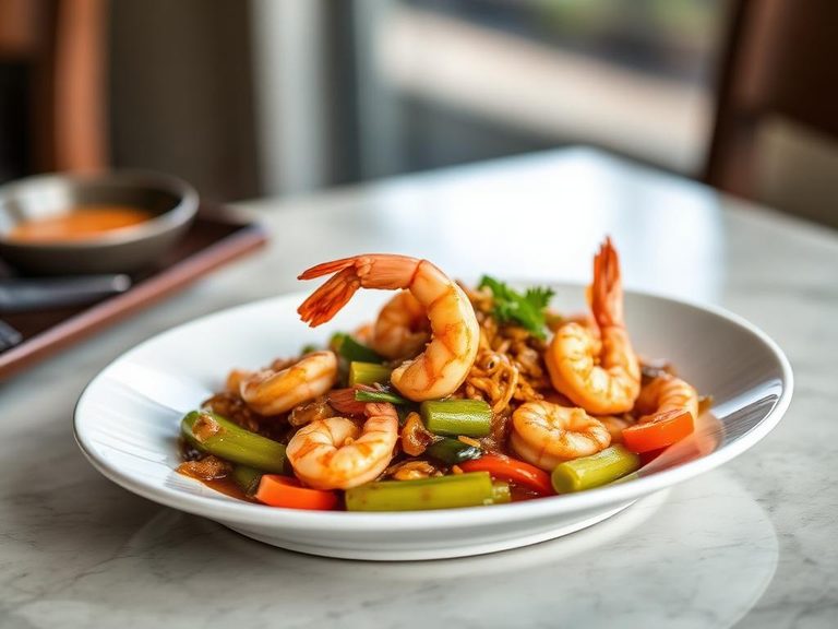 Stir-fried Waxgourd with Shrimp