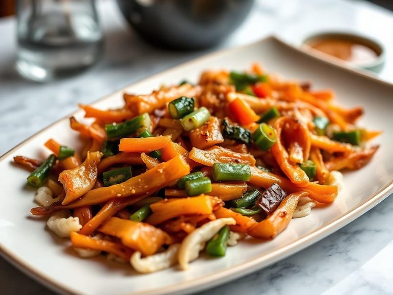 Stir-fried with Garlic