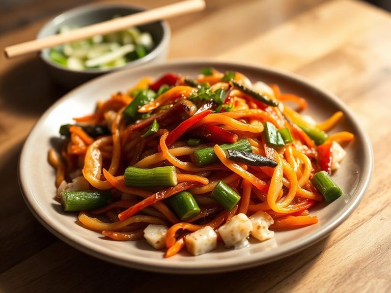 Stir-fried with ginger and sesame oil
