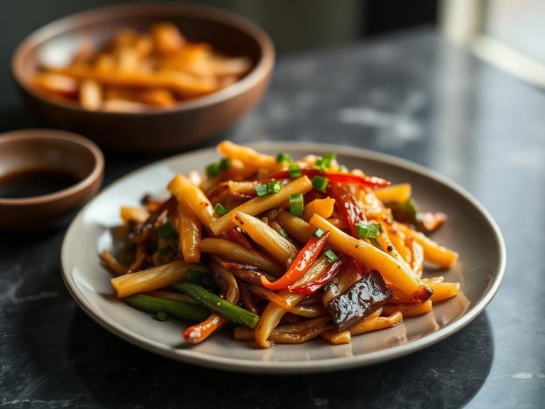 Stir-fried with Ginger and Soy