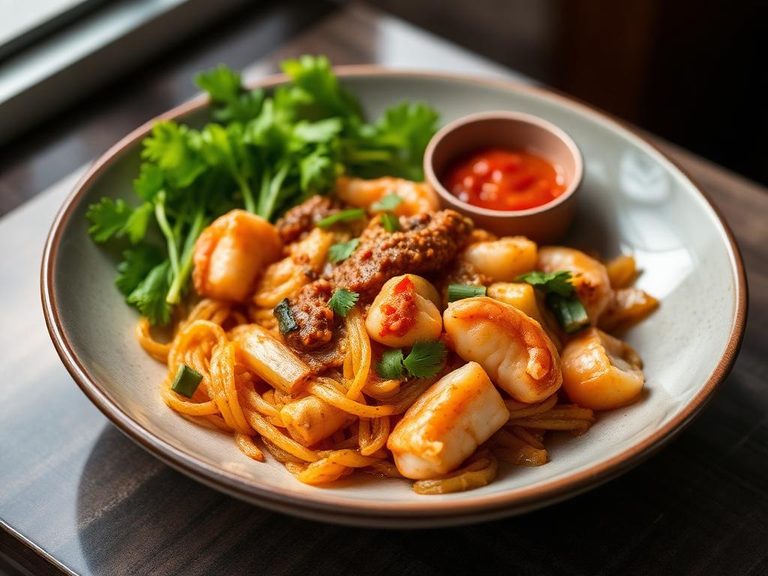 Stir-fried with shrimp paste
