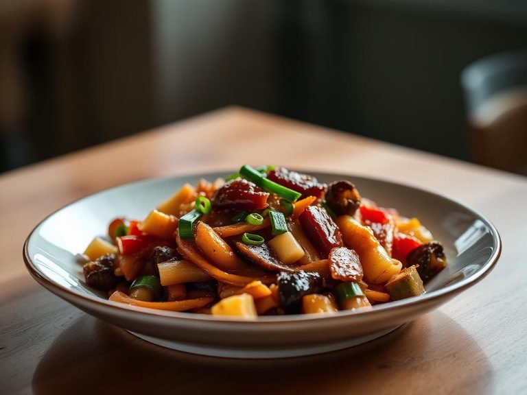 Stir-fry with oyster sauce