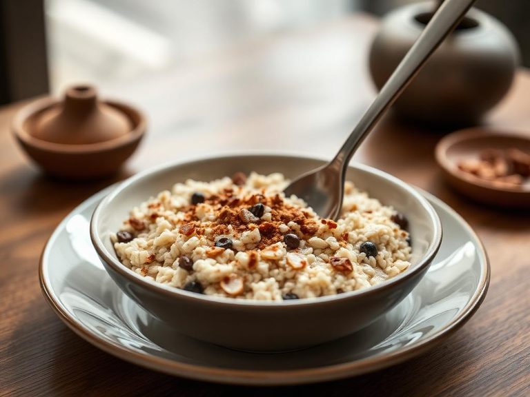 Stirred into oatmeal or rice cereal