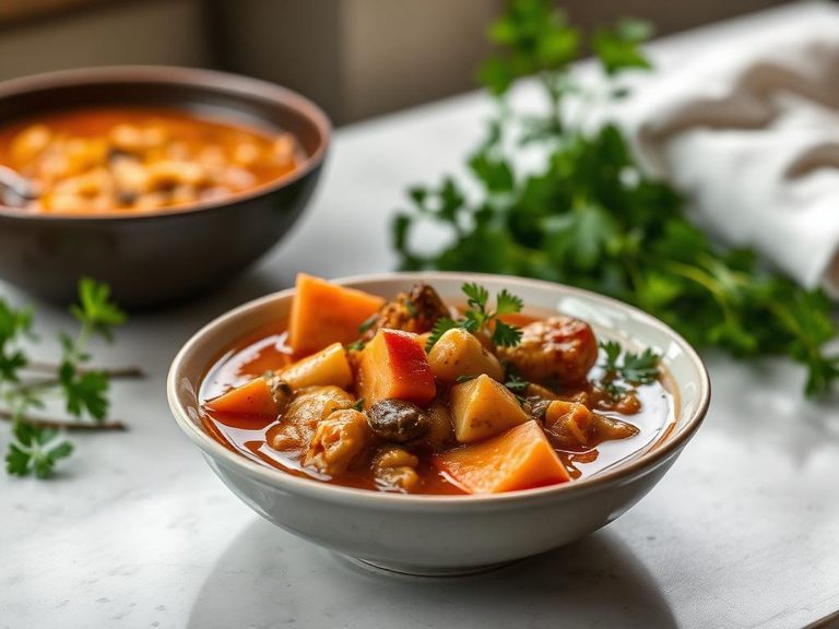 Stirred into soups and stews
