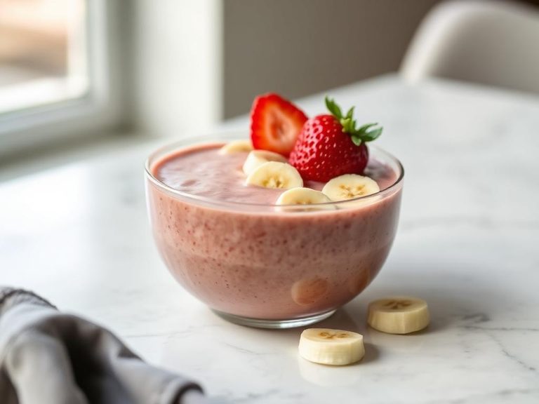 Strawberry Banana Smoothie Bowl