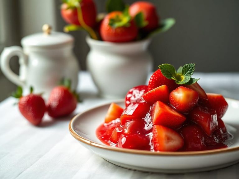 Strawberry compote