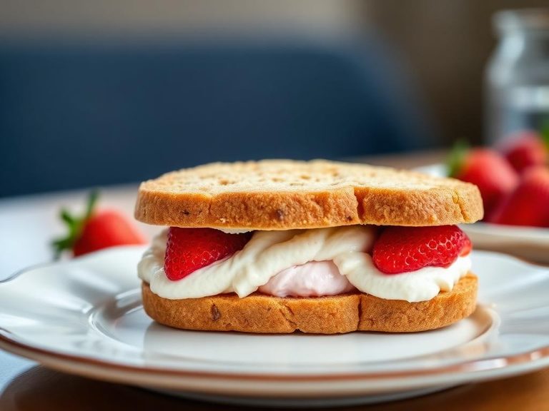 Strawberry Ice Cream Sandwich