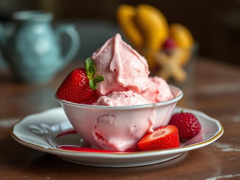 Strawberry Milk Ice Cream