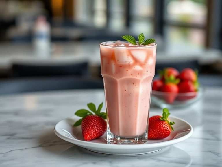 Strawberry Milk Iced Latte