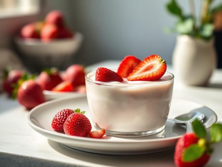 Strawberry Milk Pudding