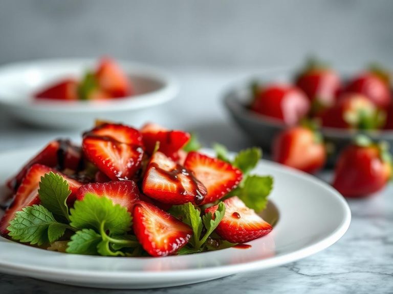 Strawberry Salad with Balsamic