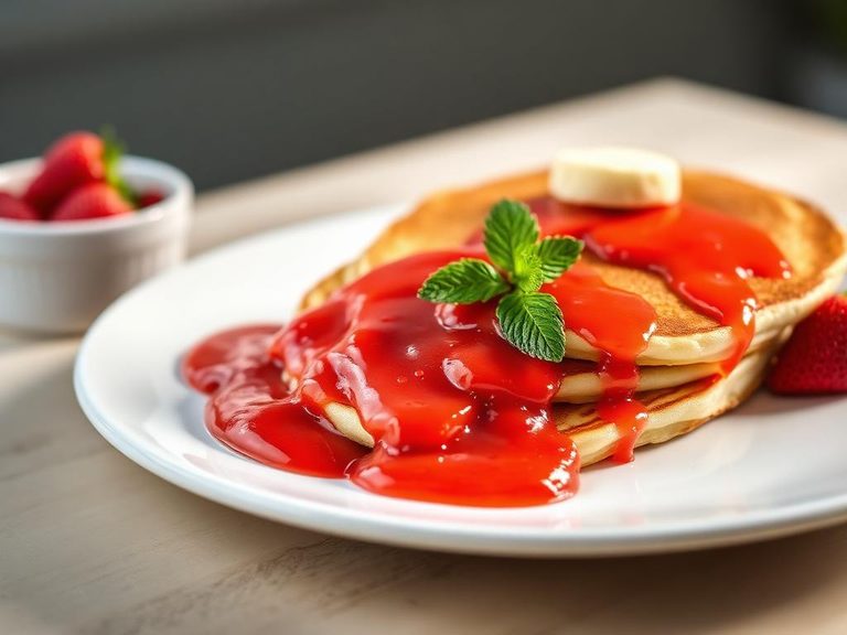 Strawberry sauce for pancakes