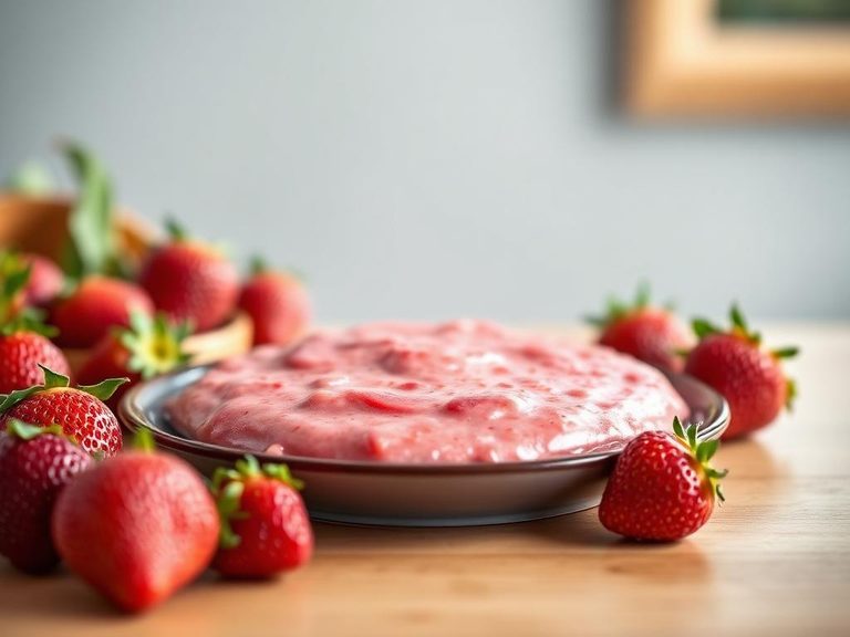 Strawberry smoothie base