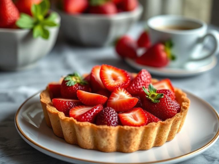 Strawberry tart