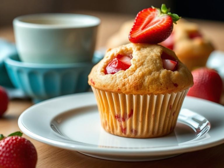 Strawberry Yogurt Muffin