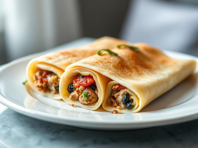Stuffed blintzes or crepes