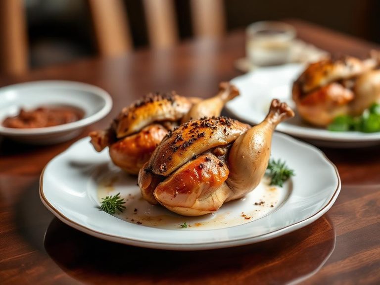 Stuffed Cornish Hens