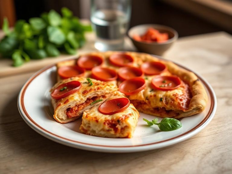 Stuffed Crust Pepperoni Pizza
