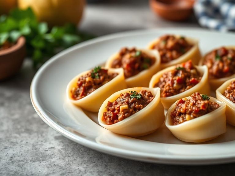 Stuffed into soft pasta shells