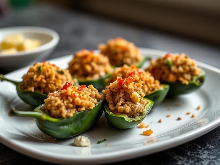 Stuffed Jalapeño Poppers