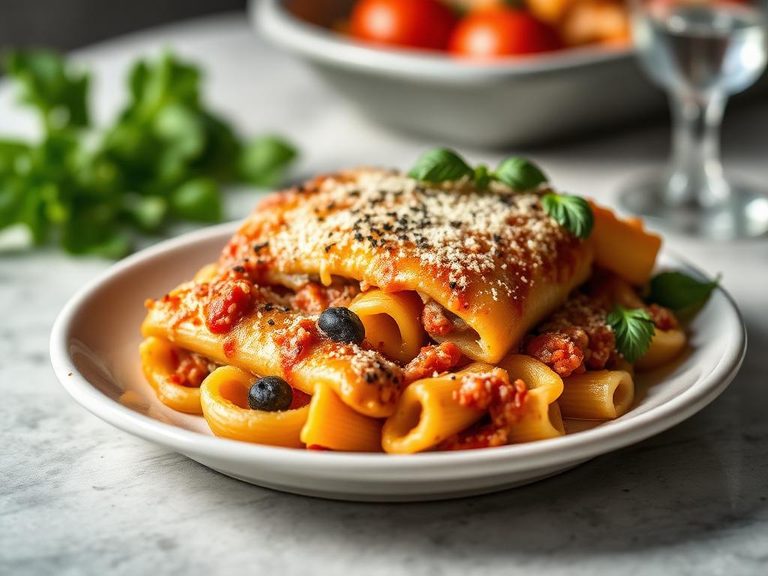 Stuffed Pasta Bake