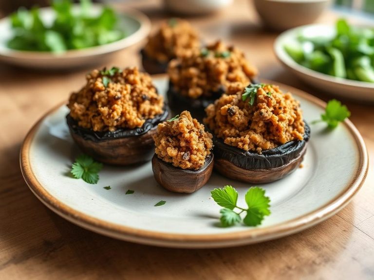 Stuffed Portabella Mushrooms