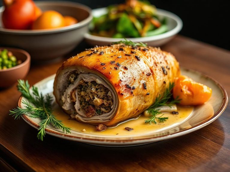 Stuffed Roasted Capon