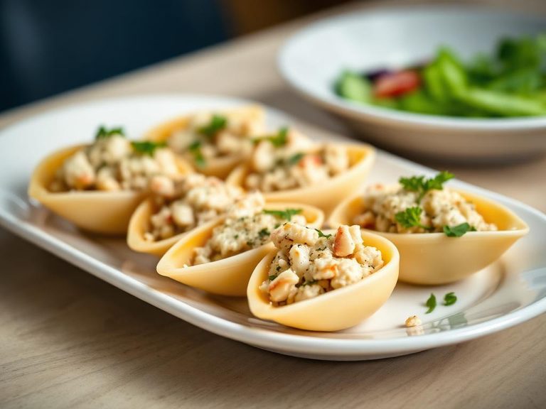 Stuffed Shells with Crab