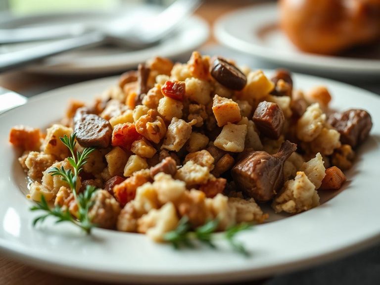 Stuffing or dressing with giblets