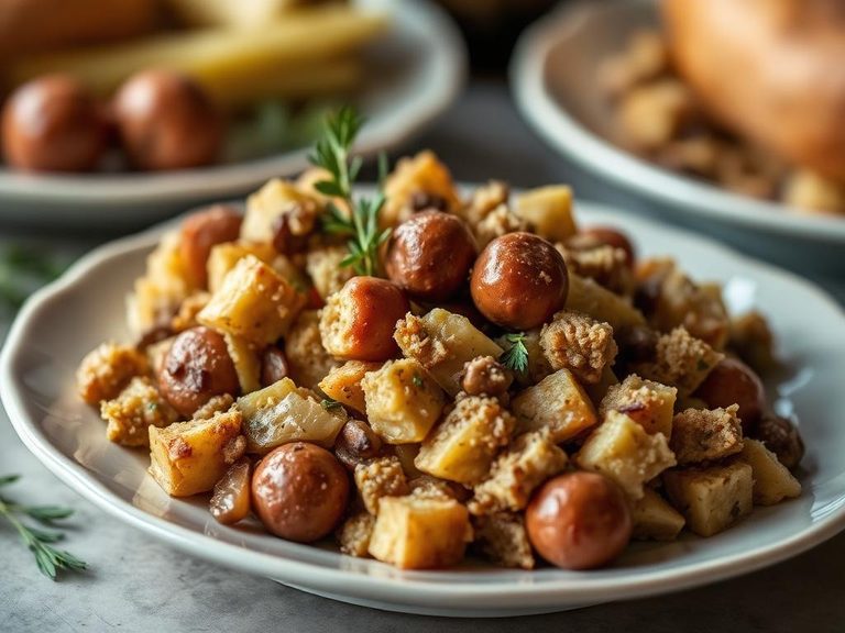 Stuffing with Sausage and Chestnuts