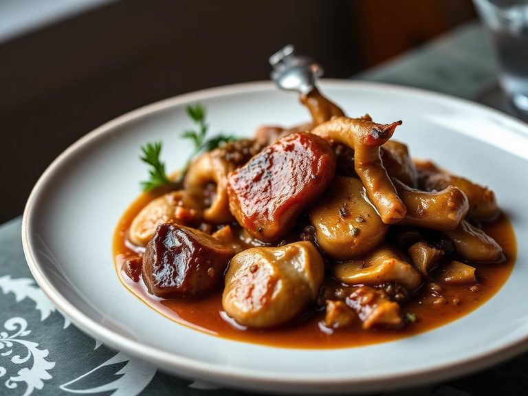 Sturgeon Bourguignon