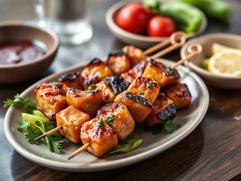Sturgeon Kebabs