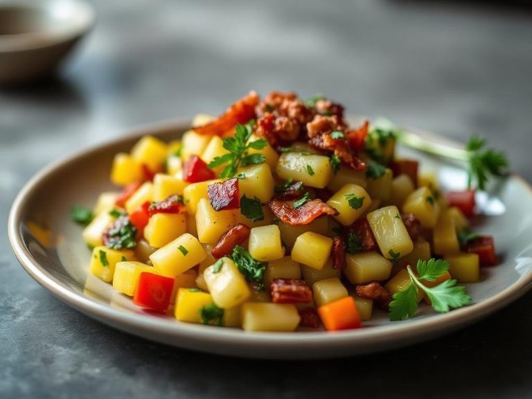 Succotash with Bacon and Herbs