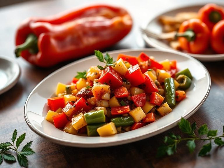 Succotash with Peppers