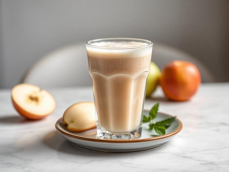 Sugar-apple smoothie or milkshake