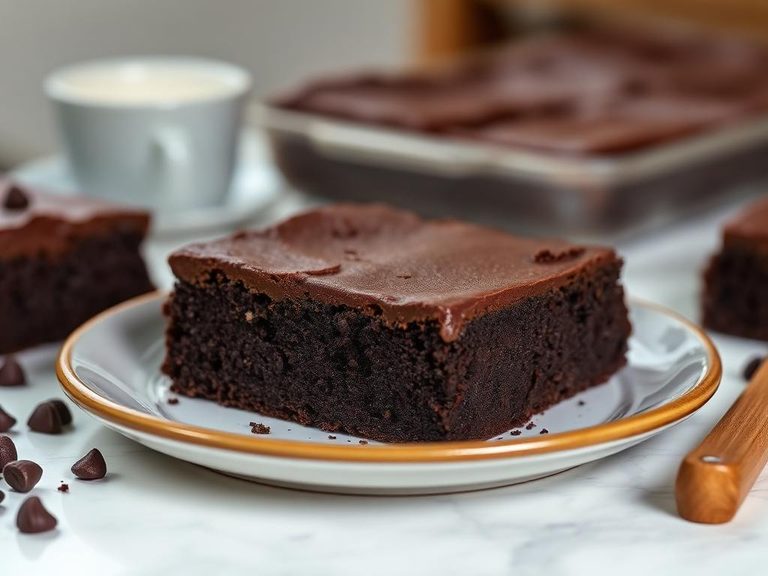 Sugar-free chocolate sheet cake